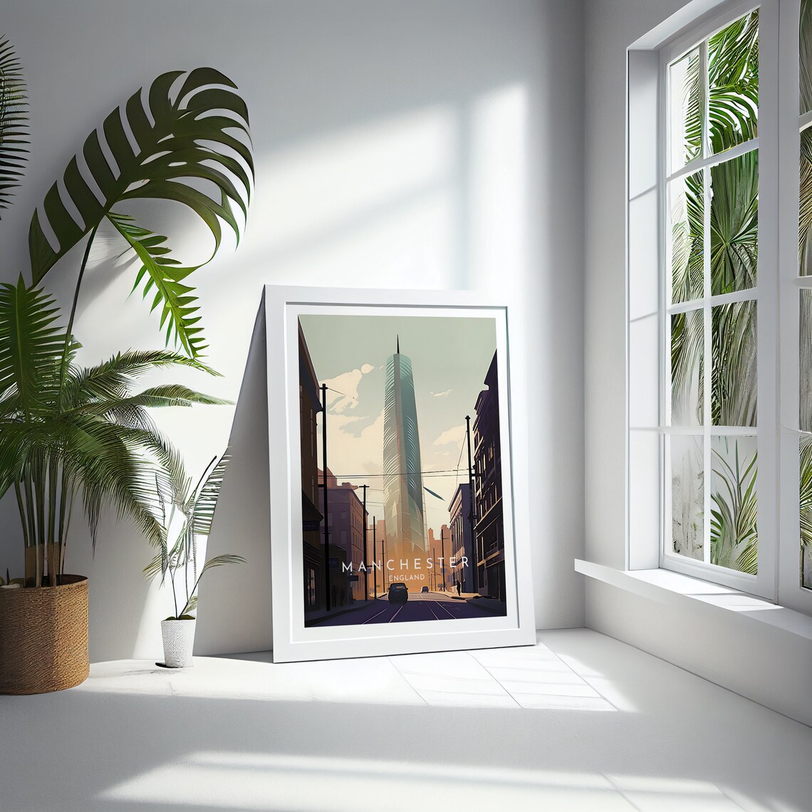 Manchester Travel Poster, England Home Decor - Image 4
