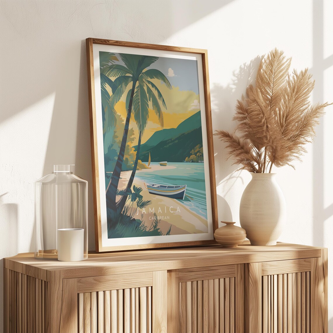 Jamaica Travel Poster, Caribbean Home Decor Print - Image 2