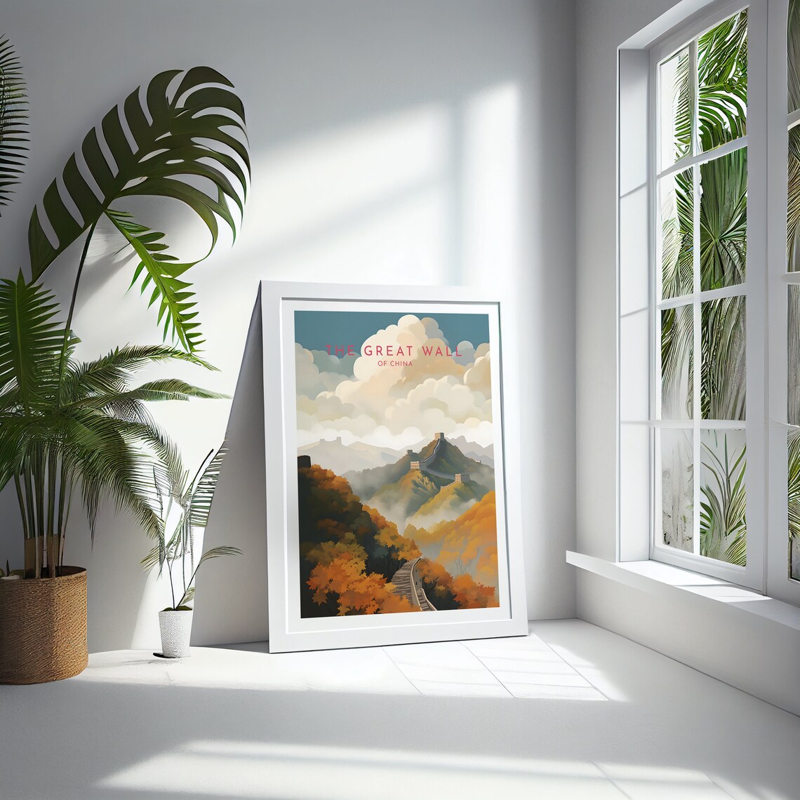 The Great Wall of China Travel Poster, China - Image 4