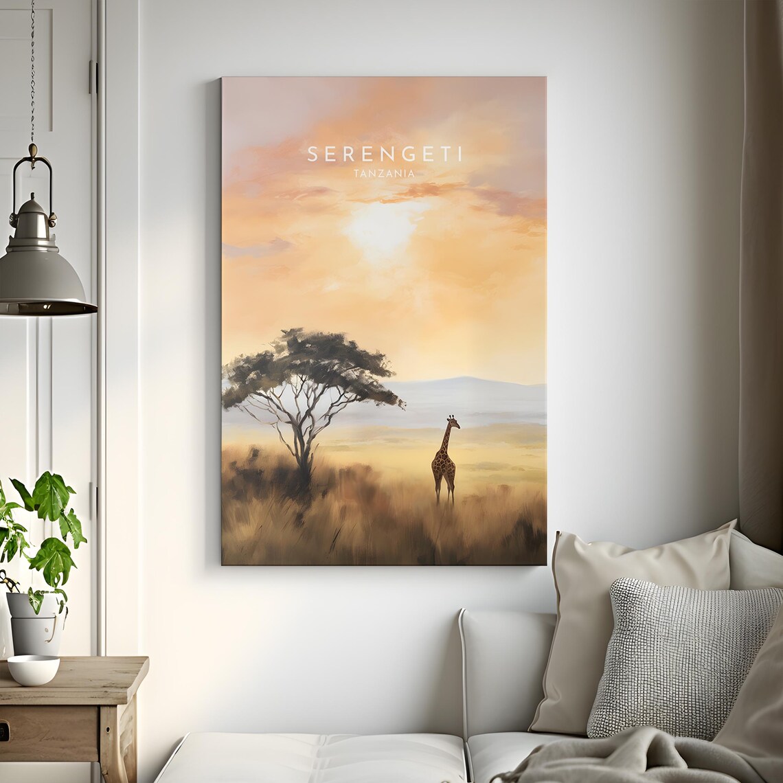 Serengeti Travel Poster, Tanzania Home Decor - Image 3