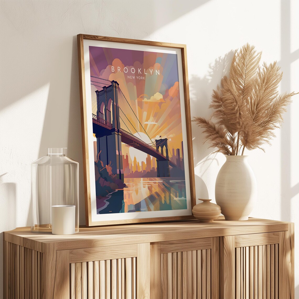 Brooklyn Travel Poster, New York United States - Image 2