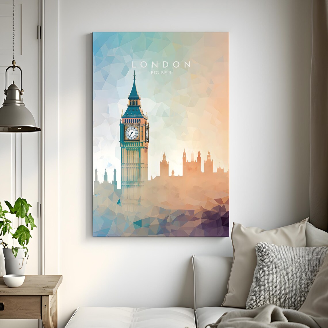 London Travel Poster, Big Ben England London - Image 3