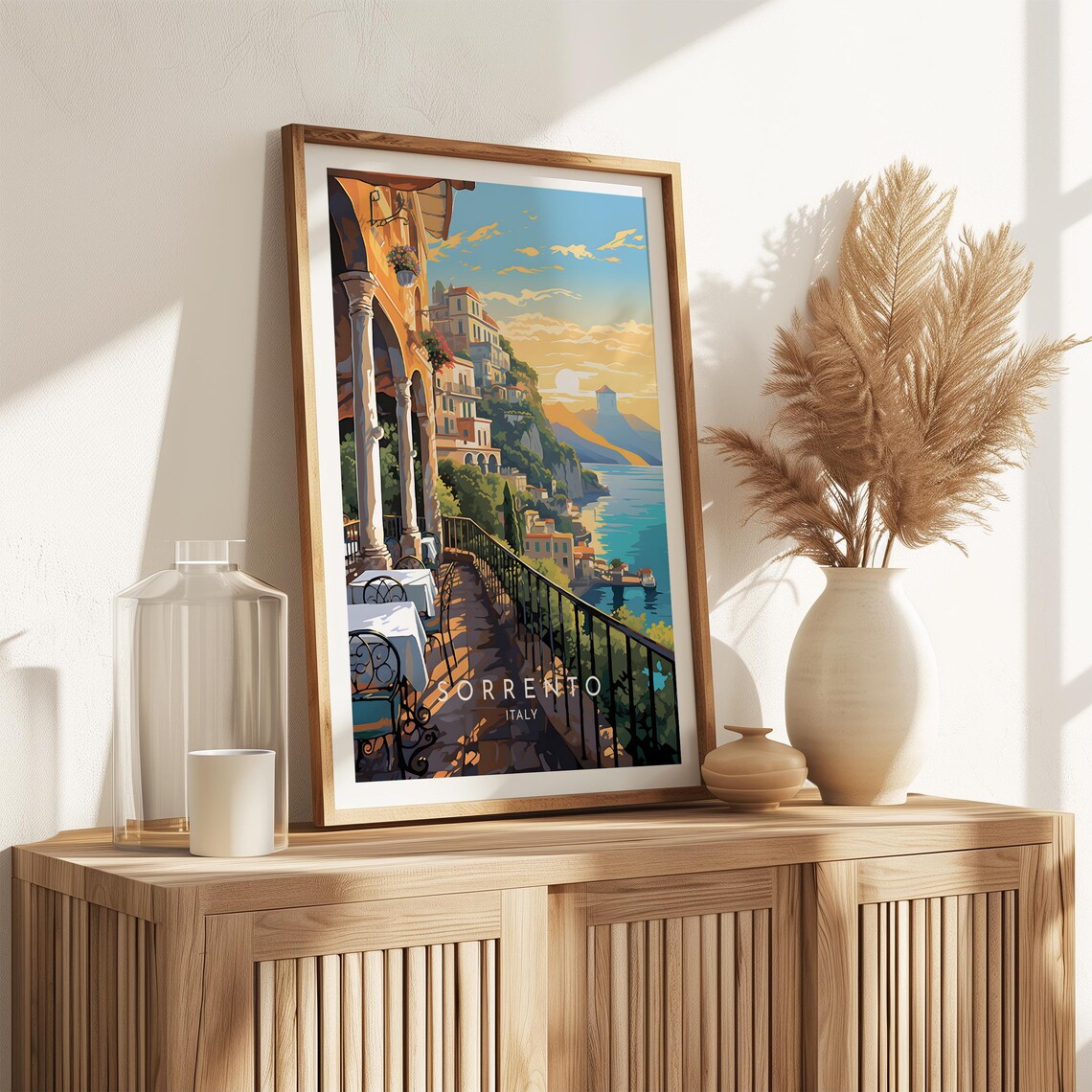 Sorrento Travel Poster, Italy Home Decor Print - Image 2