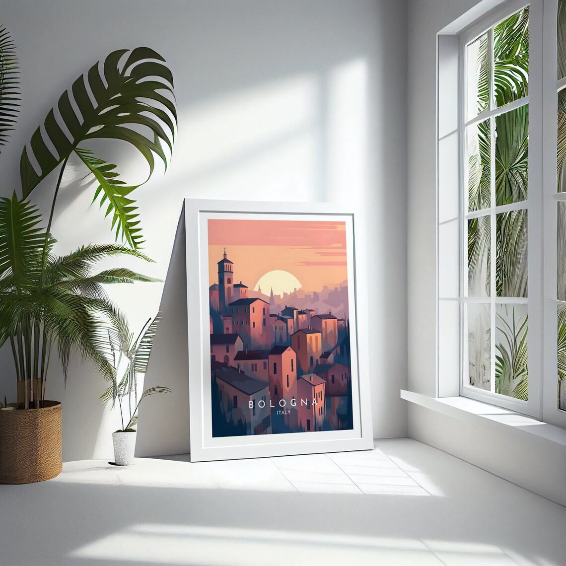 Bologna Travel Poster, Italy Home Decor Print - Image 4