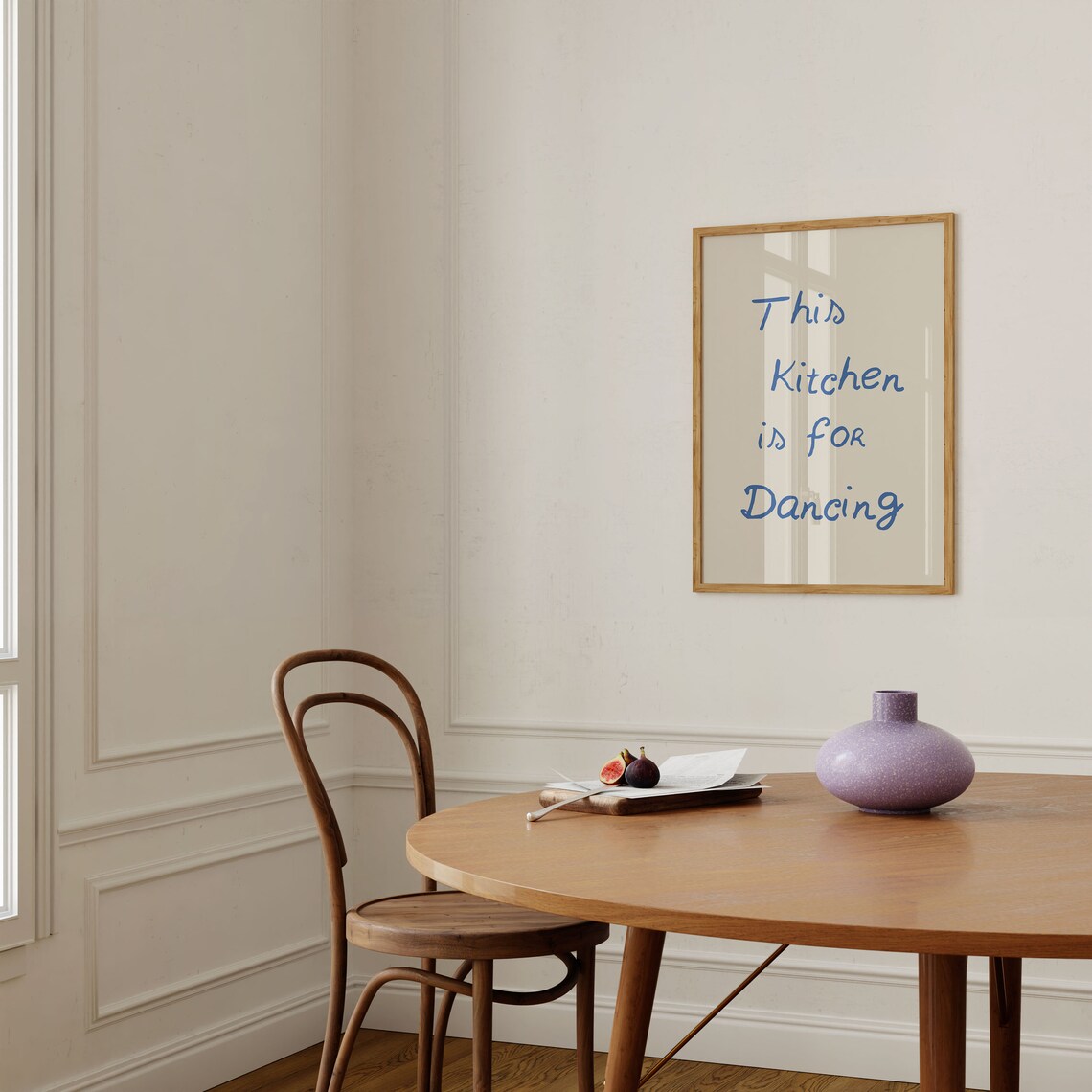 Kitchen Is For Dancing Minimalist Poster, Disco Print - Image 3