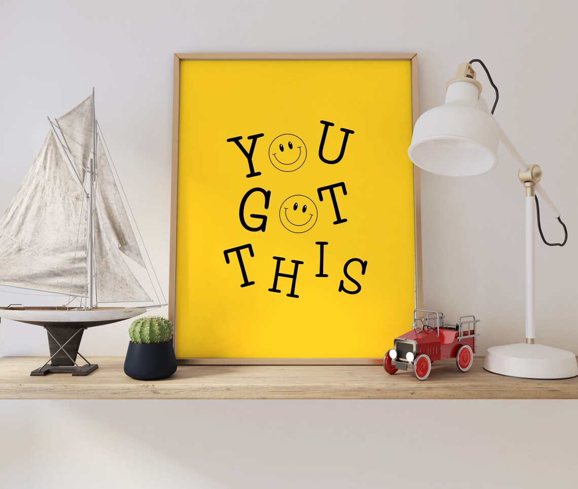 You Got This Inspirational Retro Poster Print - Image 2