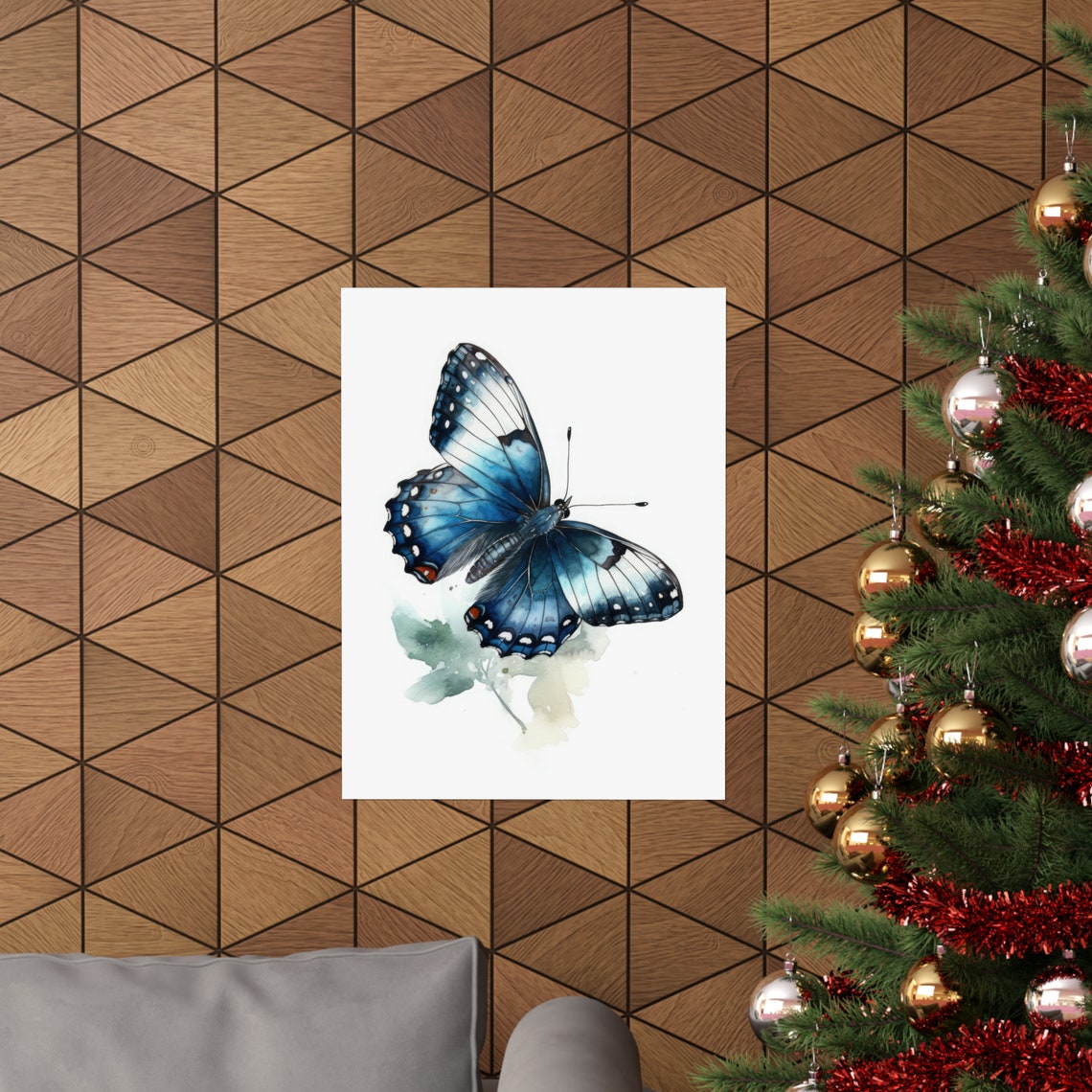White Admiral Butterfly Art Print Butterfly Home Dcor Watercolor Butterfly Painting Insect Wall Art Nature Lover Butterflies Artwork - Image 3