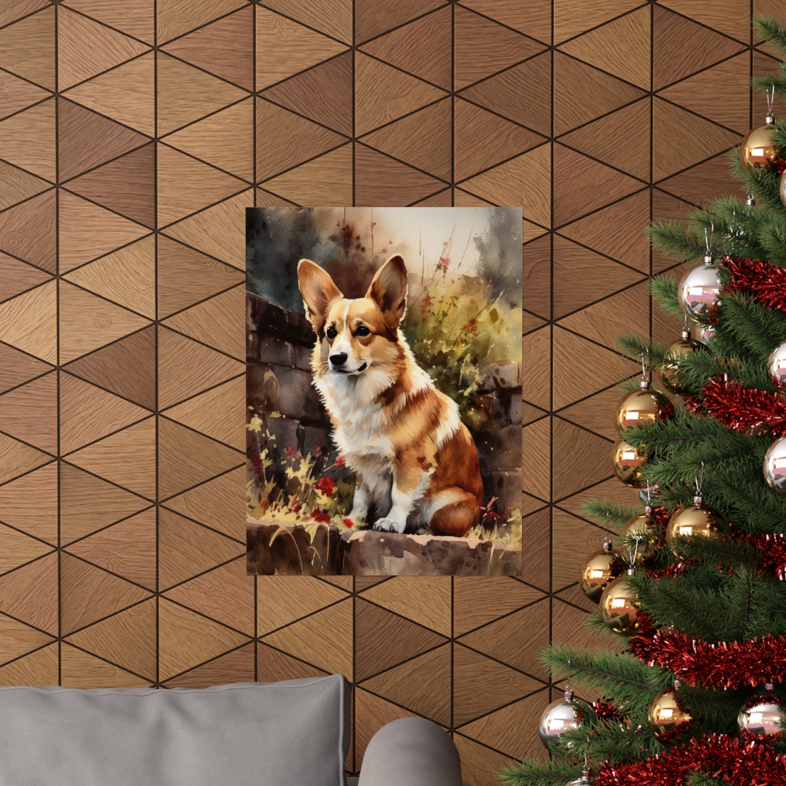 Pembroke Welsh Corgi Dog Art Print Dog Wall Art Animal Art Print Animal Art Poster Dog Lover Gift Colorful Animal Wall Art Cool Dog - Image 3