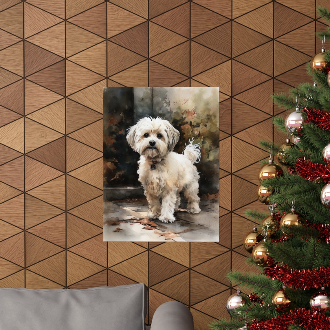 Havanese Dog Art Print Dog Wall Art Animal Art Print Animal Art Poster Dog Lover Gift Colorful Animal Wall Art Cool Dog Art - Image 3