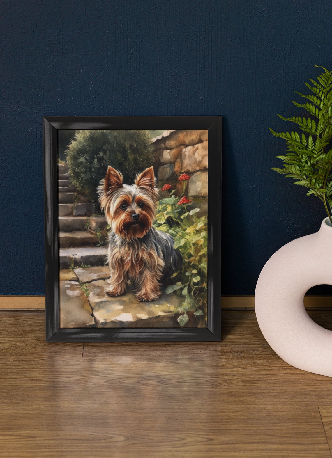 Yorkshire Terrier Dog Art Print Dog Wall Art Animal Art Print Animal Art Poster Dog Lover Gift Colorful Animal Wall Art Cool Dog Art