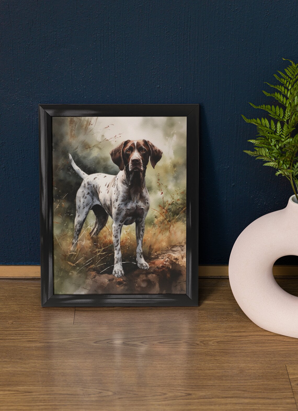 Pointer Dog Art Print Dog Wall Art Animal Art Print Animal Art Poster Dog Lover Gift Colorful Animal Wall Art Cool Dog Art