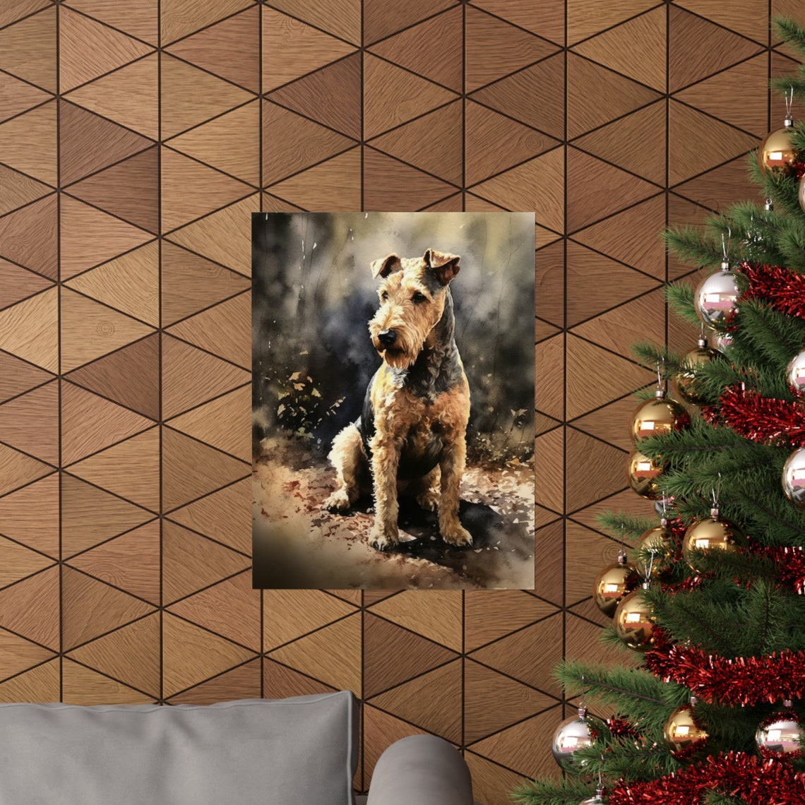 Lakeland Terrier Dog Art Print Dog Wall Art Animal Art Print Animal Art Poster Dog Lover Gift Colorful Animal Wall Art Cool Dog Art - Image 3