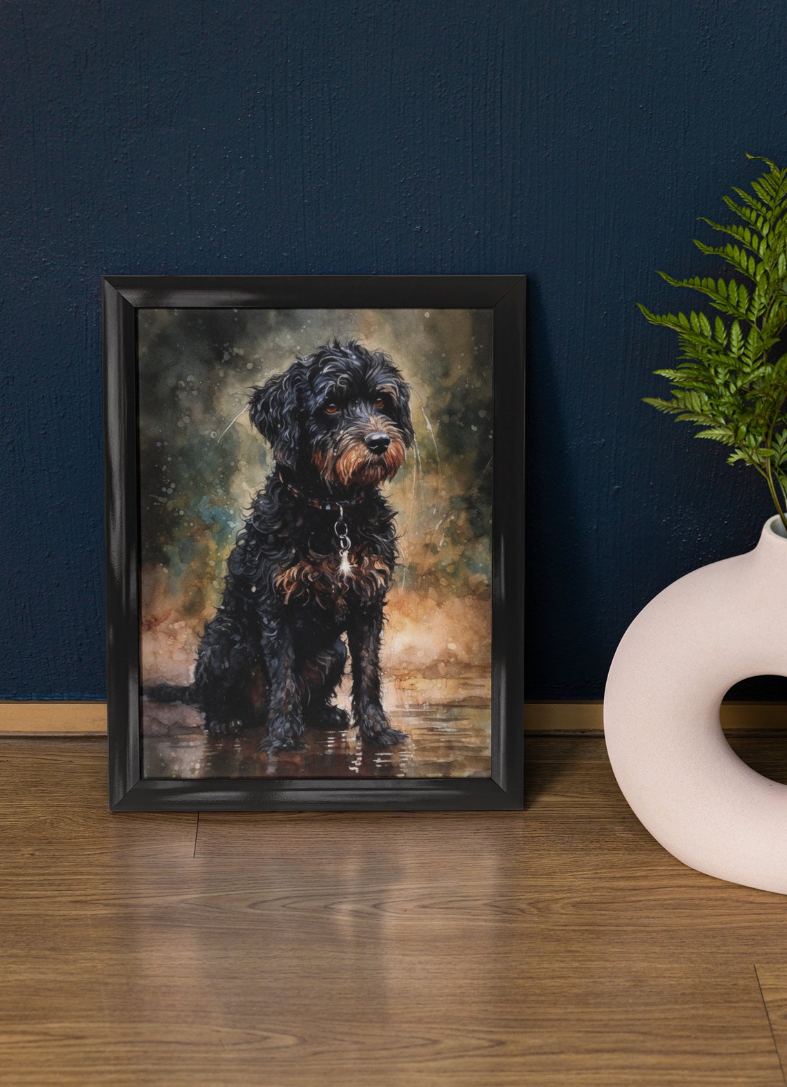 Barbet Dog Art Print Dog Wall Art Animal Art Print Animal Art Poster Dog Lover Gift Colorful Animal Wall Art Cool Dog Art