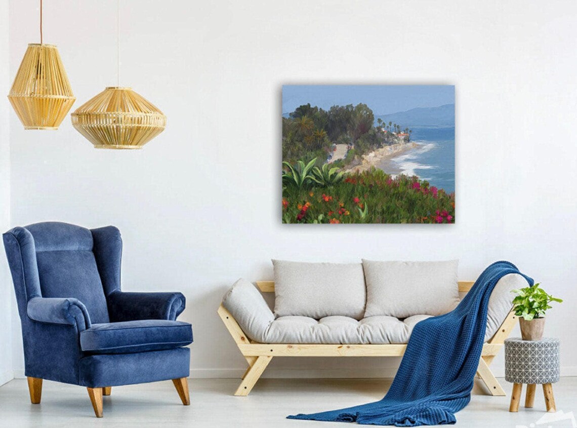 Santa Barbara Butterfly Beach, Montecito Travel Poster - Image 2