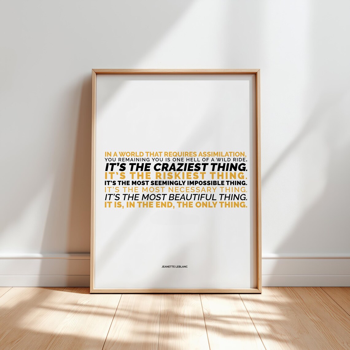 Selflove Inspirational Typography, Art Print