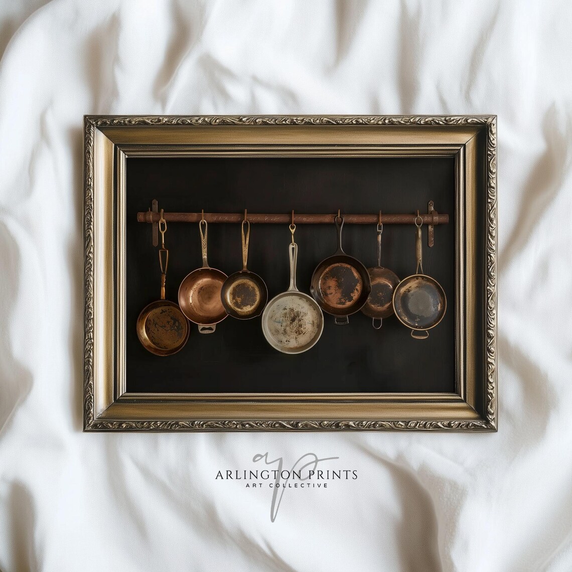 Rustic Farmhouse Kitchen Print, Vintage Still Life
