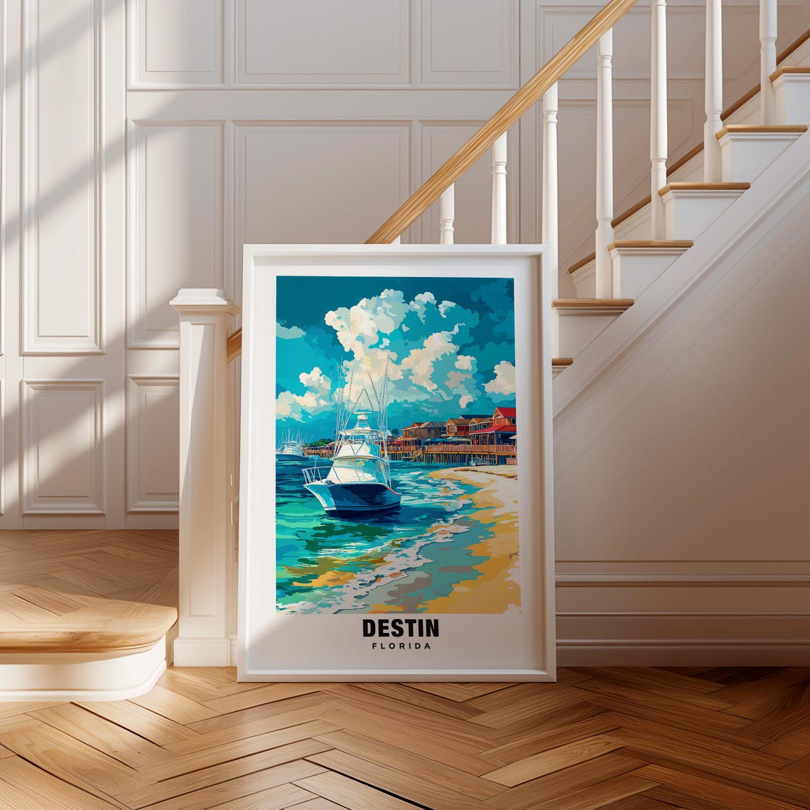 Destin Print Florida Poster Destin Views Destin Landmarks Destin City Florida Charm Destin Beauty Destin Art Destin Heritage