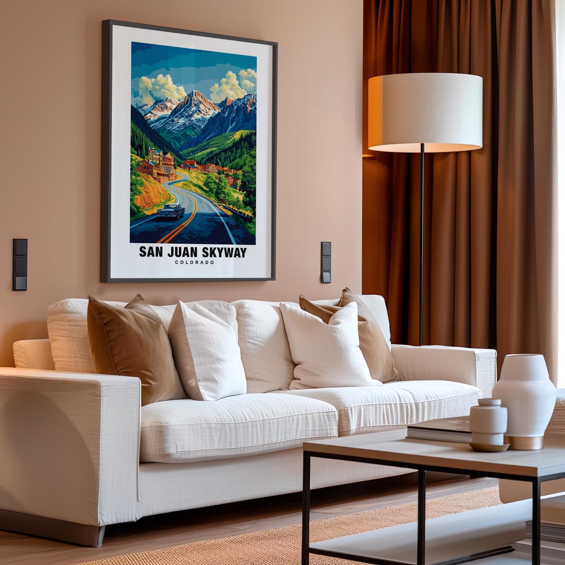 San Juan Skyway Print Colorado Poster San Juan Skyway Views San Juan Skyway Landmarks San Juan Skyway City Colorado Charm San Juan - Image 4