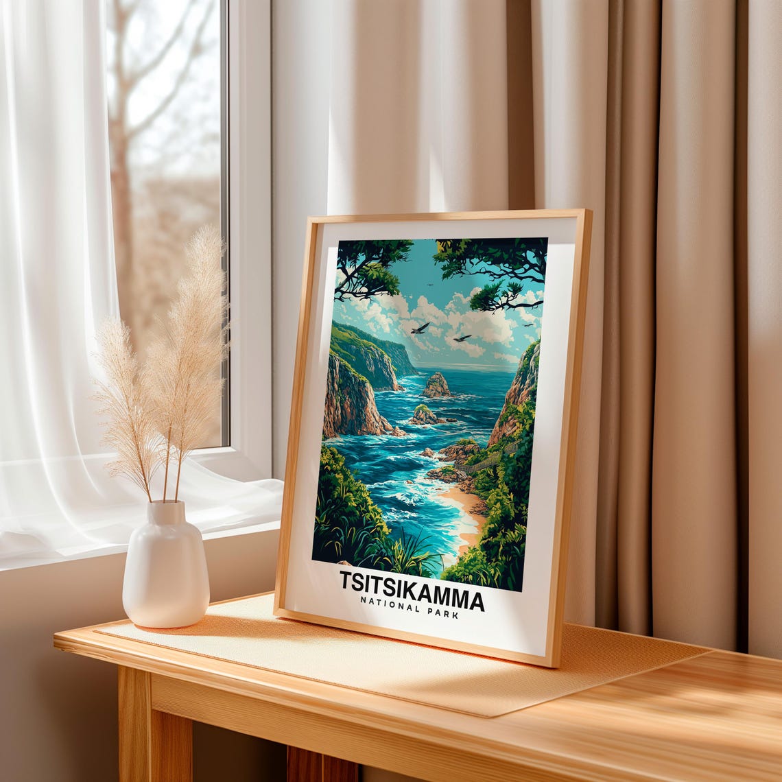 Tsitsikamma National Park Travel Print Wall Art Garden Route South Africa City Print Tsitsikamma National Park Travel Gift Travel Gift - Image 3