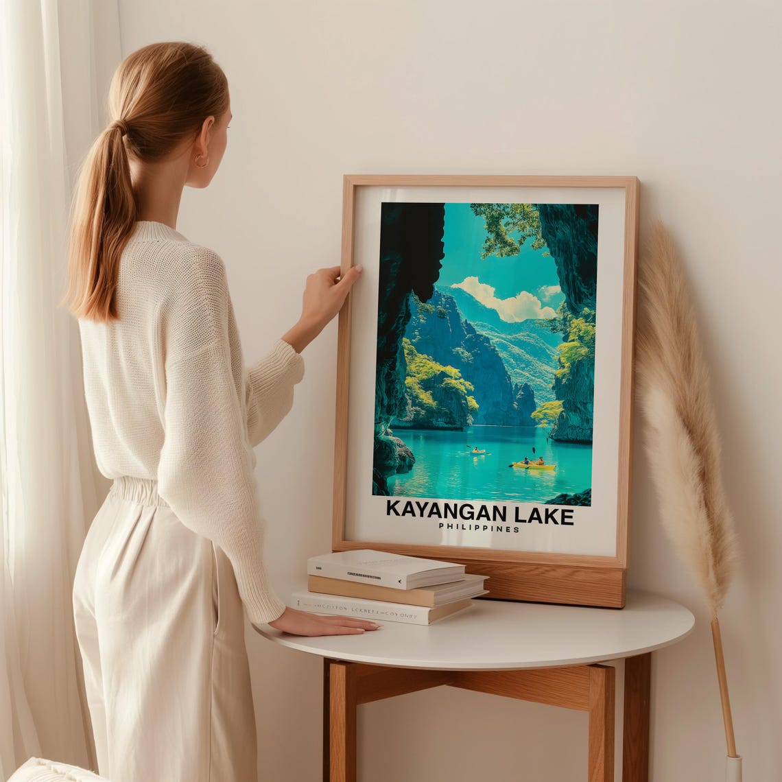 Kayangan Lake Travel Print Wall Art Coron Philippines City Print Kayangan Lake Travel Gift Kayangan Lake Poster - Image 2