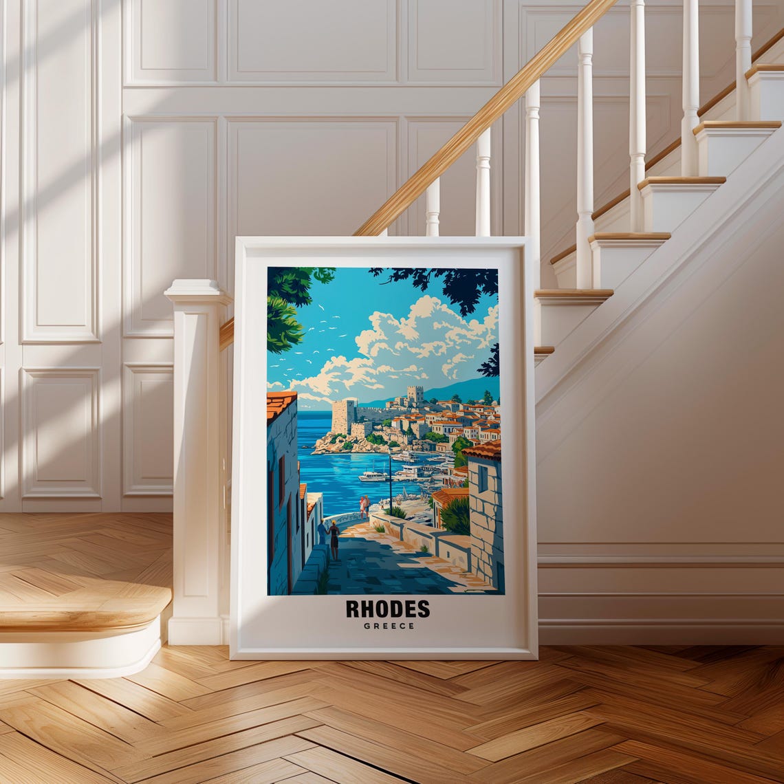 Rhodes Print Greece Poster Rhodes Views Rhodes Old Town Rhodes Beaches Greece Charm Rhodes Beauty Rhodes Heritage Rhodes Art