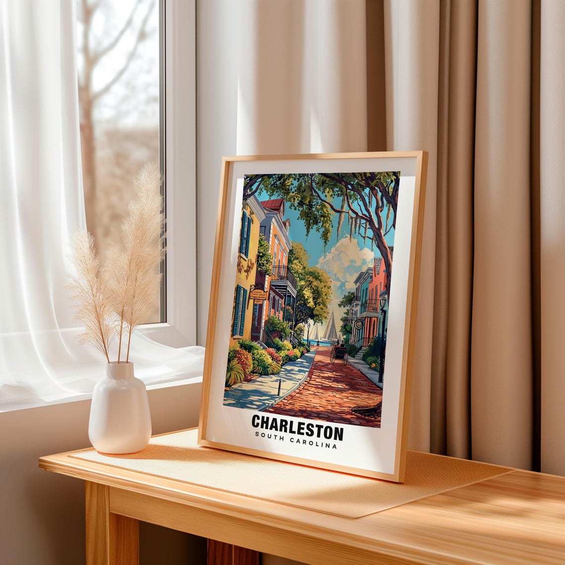 Charleston Print Usa Poster Charleston Views Charleston City Charleston Harbor Usa Charm Charleston Beauty Charleston Art Sc Art - Image 3
