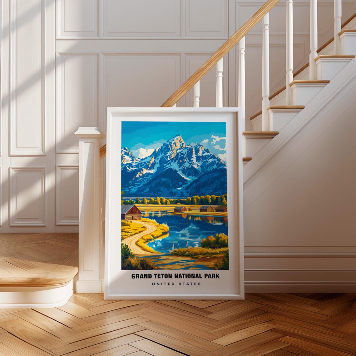 Grand Teton Print Wyoming Poster Grand Teton Views Grand Teton Landmarks Grand Teton City Wyoming Charm Grand Teton Beauty Wyoming