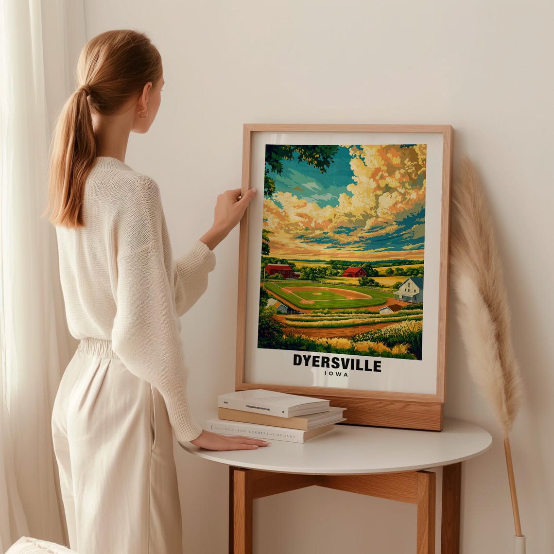 Dyersville Print Iowa Poster Dyersville Views Dyersville Art Iowa Charm Dyersville Beauty Historic Town Scenic Landscape Iowa Art - Image 2
