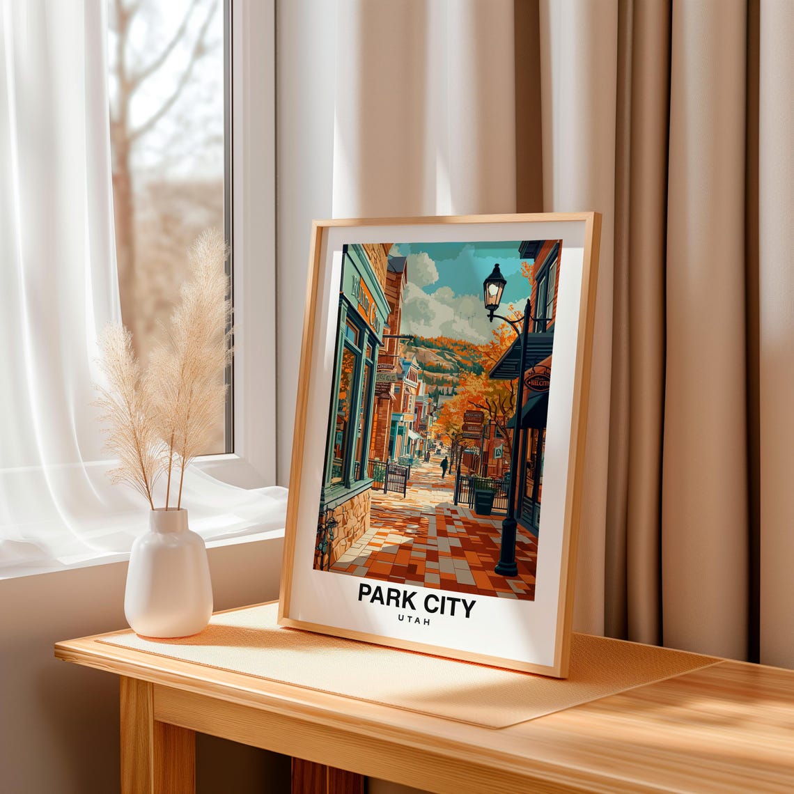 Park City Print Utah Poster Park City Views Park City Landmarks Park City City Utah Charm Park City Beauty Park City Art Park City - Image 3
