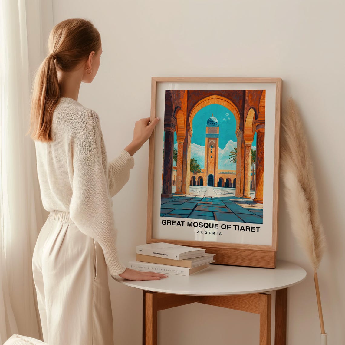 Great Mosque Of Tiaret Travel Print Wall Art Tiaret Algeria City Print Great Mosque Of Tiaret Travel Gift Great Mosque Of Tiaret Poster - Image 2