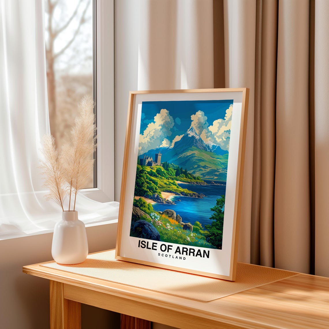 Isle Of Arran Wall Art Scotland Scotland Print Isle Of Arran Travel Gift Isle Of Arran Poster Birthday Gift Uk Gift - Image 3