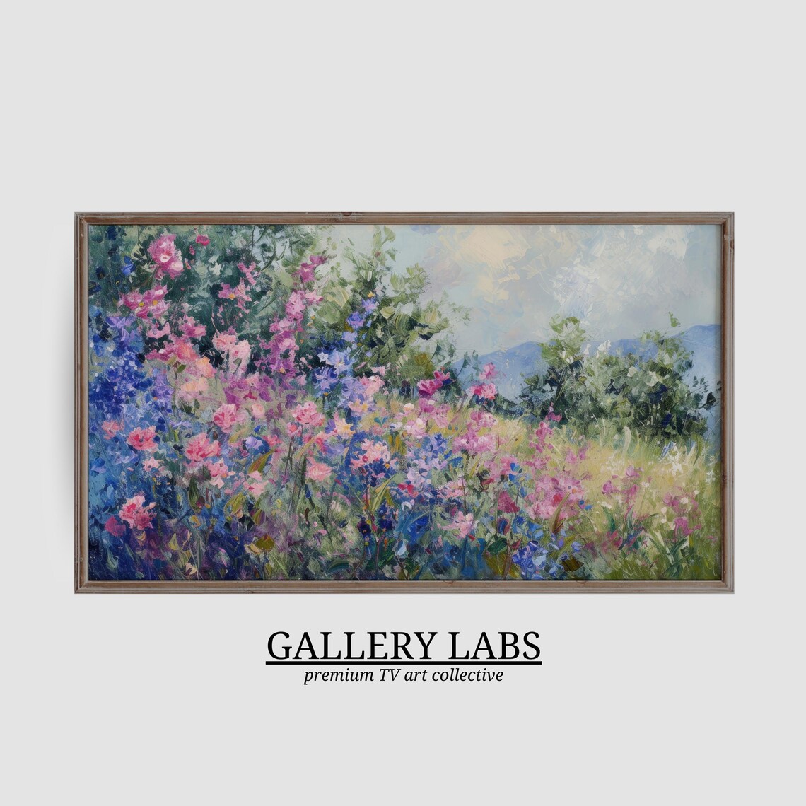 Spring Wildflower Art Print, Vintage Farmhouse Flowers - Image 3