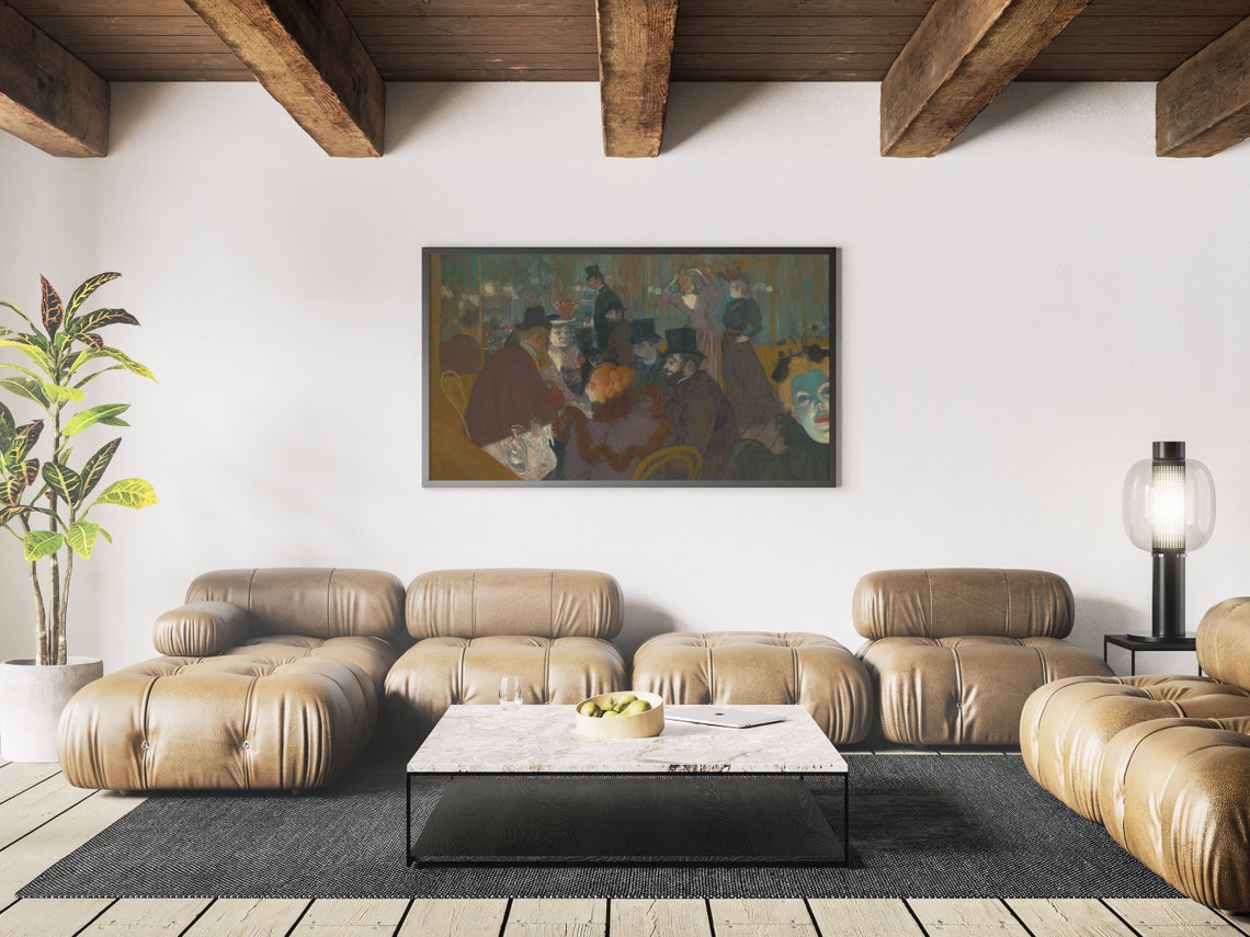 Vintage Cafe Classic Art Painting - Image 3