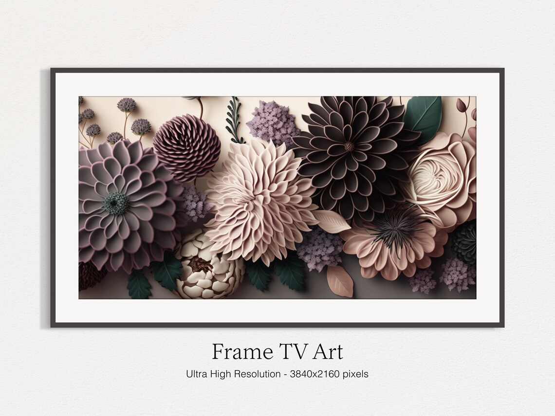 Modern Flowers Still Life, Botanical Wall Art Print - Image 5