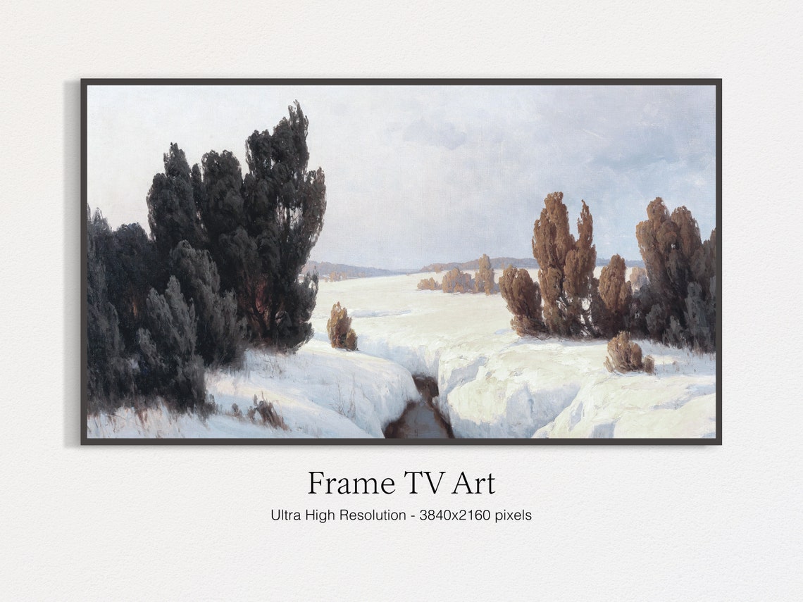 Winter Landscape In The Sun
