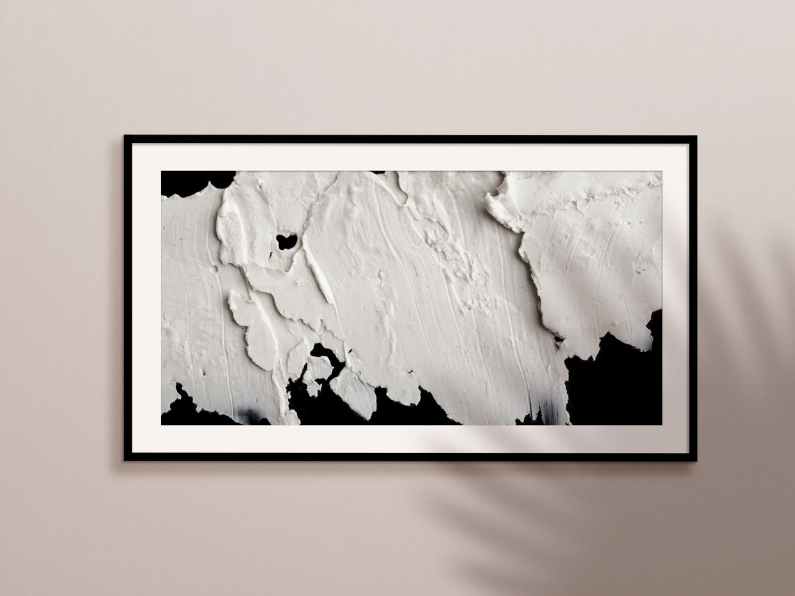 Black and White Modern Abstract Art Print - Image 2