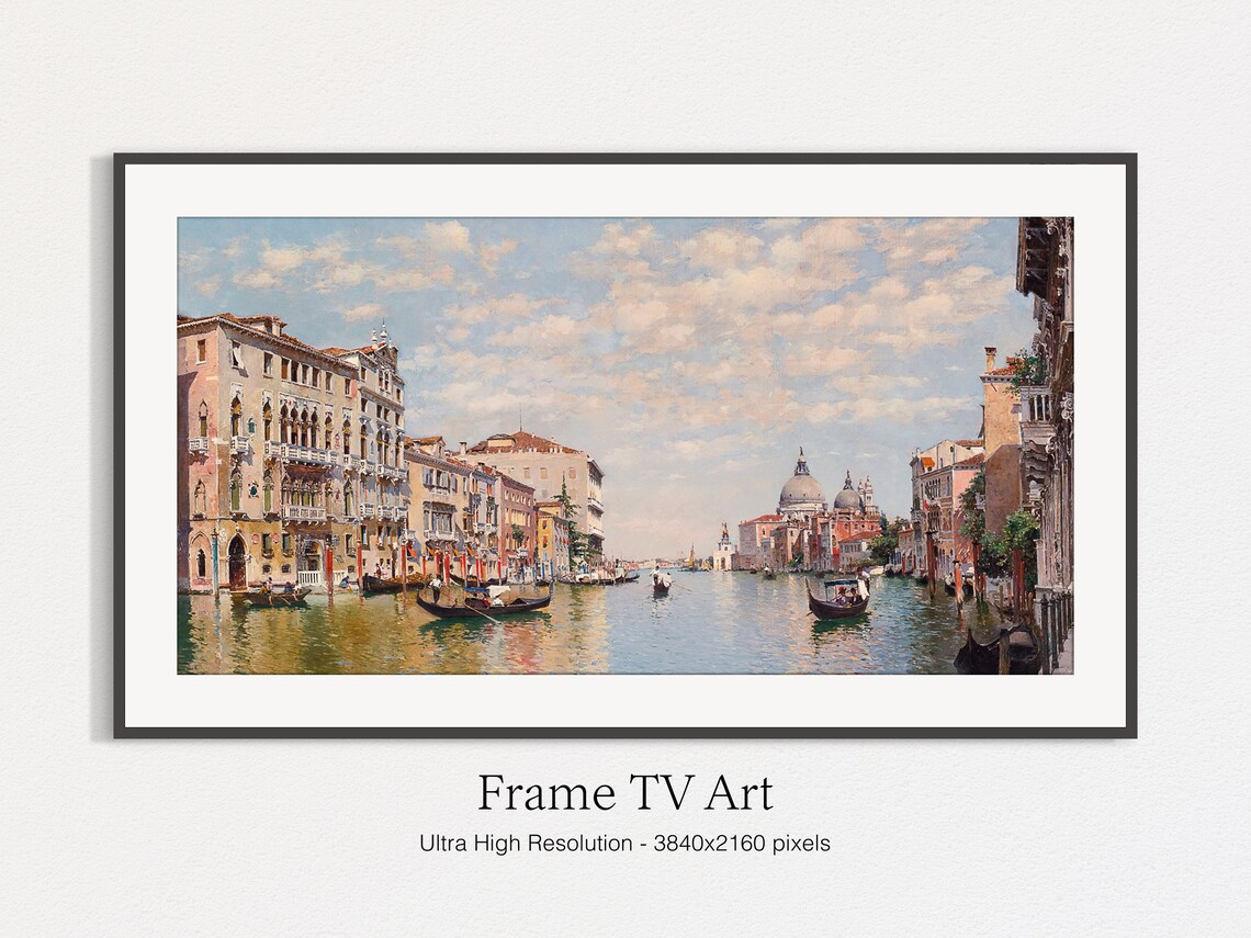 Venice Grand Canal Painting Art Print, Oil Style - Image 4