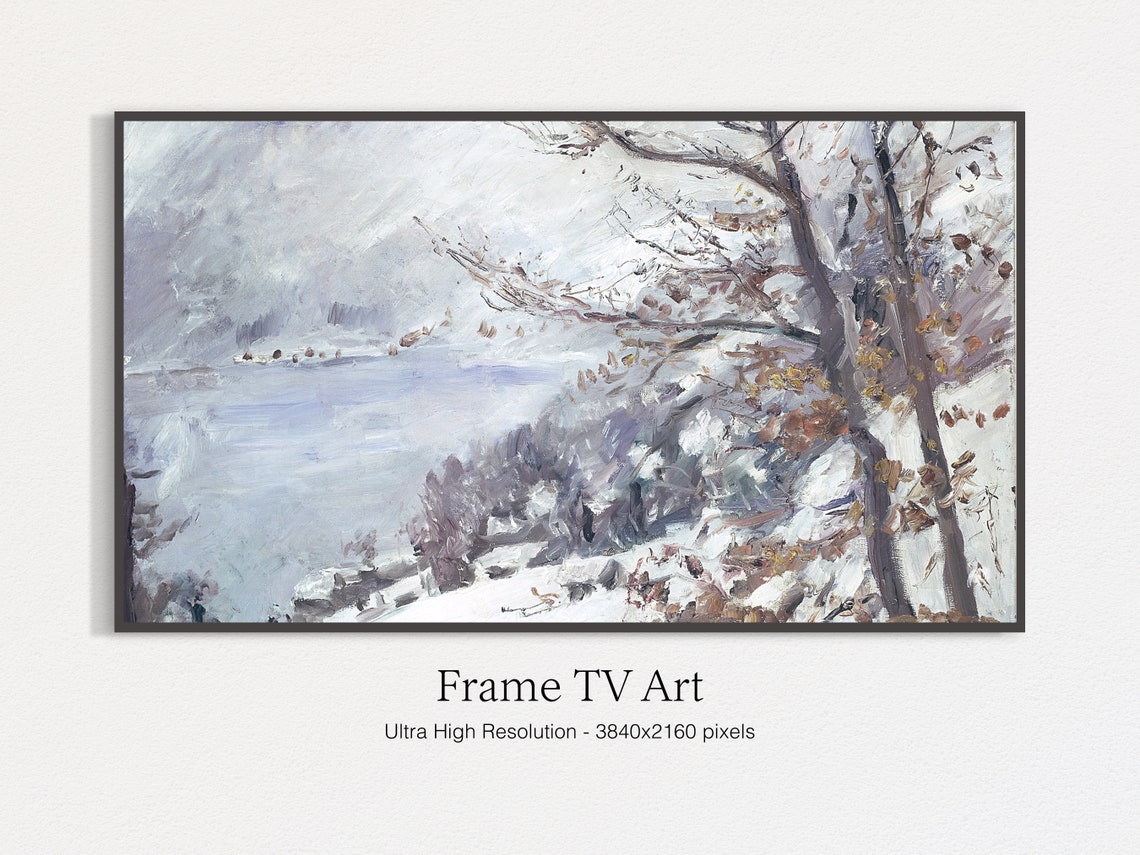 Winter Landscape Frame for TV