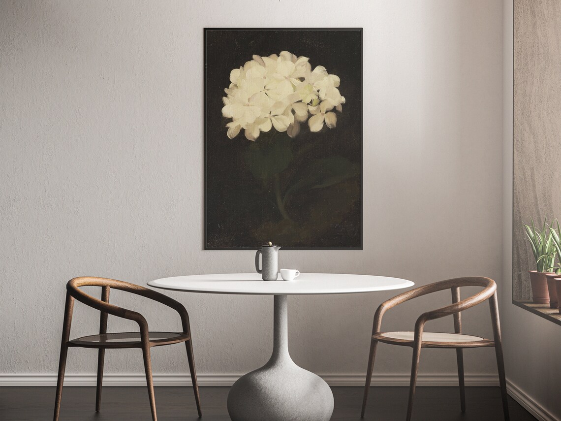 Vintage Flower Painting, Floral Wall Art Print - Image 2