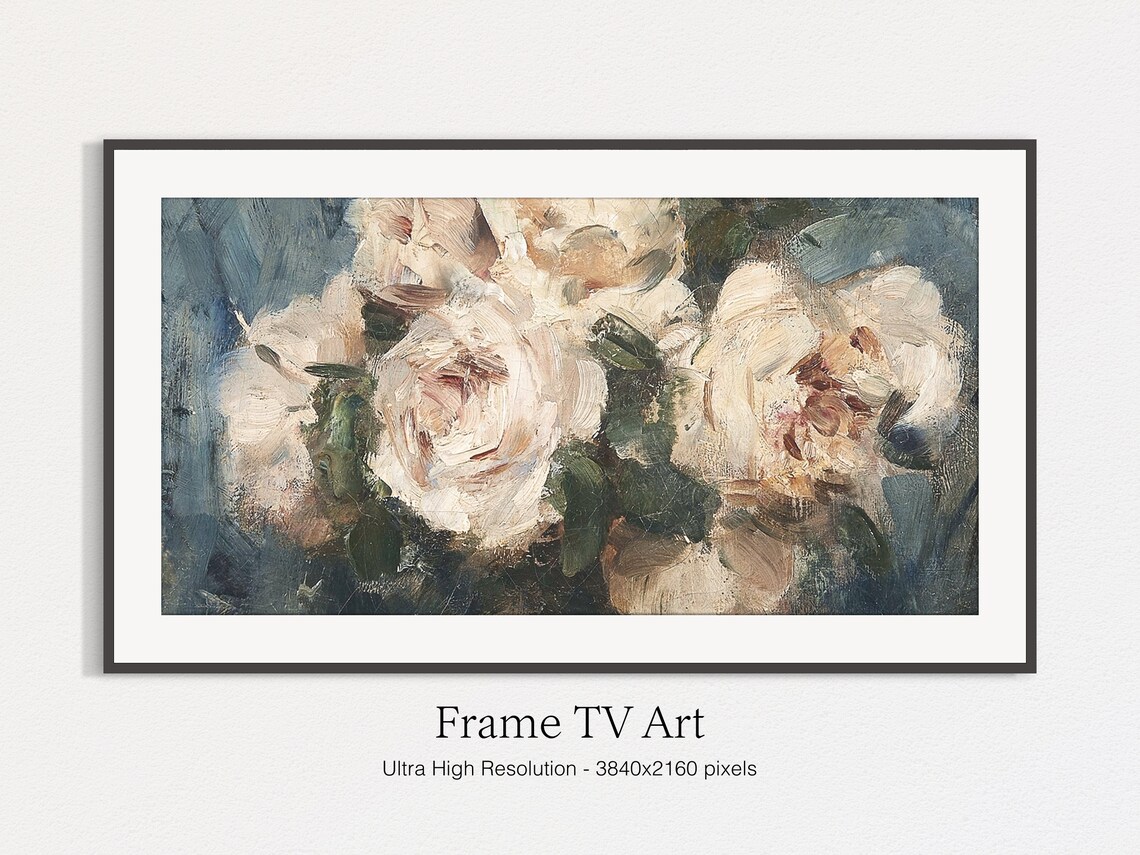 Vintage Flower Still Life Roses Poster Print - Image 5