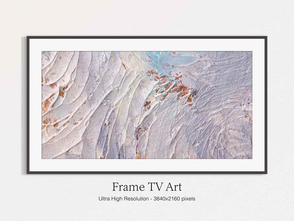 Abstract Spring Oil Painting TV Art Print - Image 4