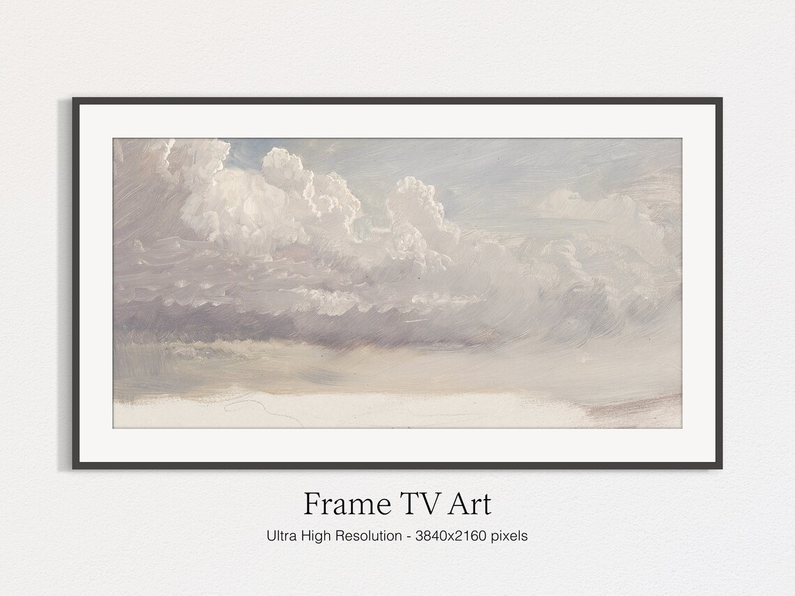 Cloud Painting Sky Art Print, Nature Landscape