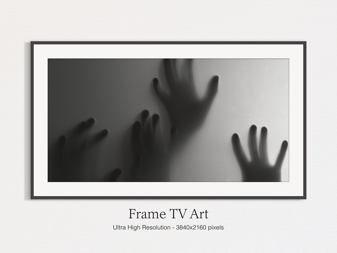 Halloween Ghost Hands Photography Art Print - Image 4