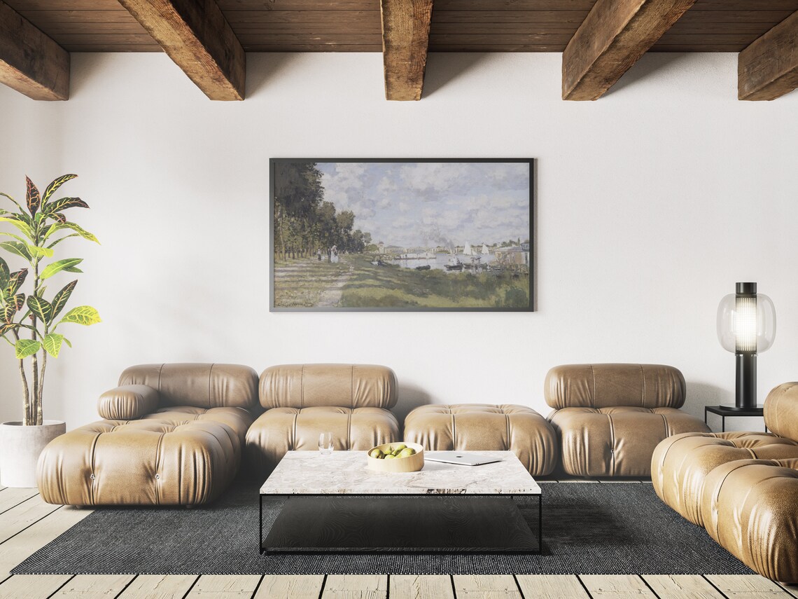 Spring Landscape Painting, Seasonal Wall Art - Image 3