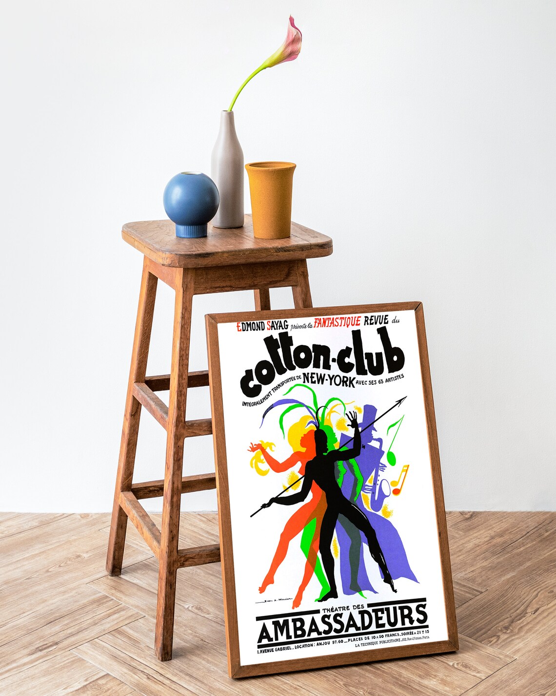 Cotton Club New York Vintage Cabaret Revue Theatre Show Poster - Image 3