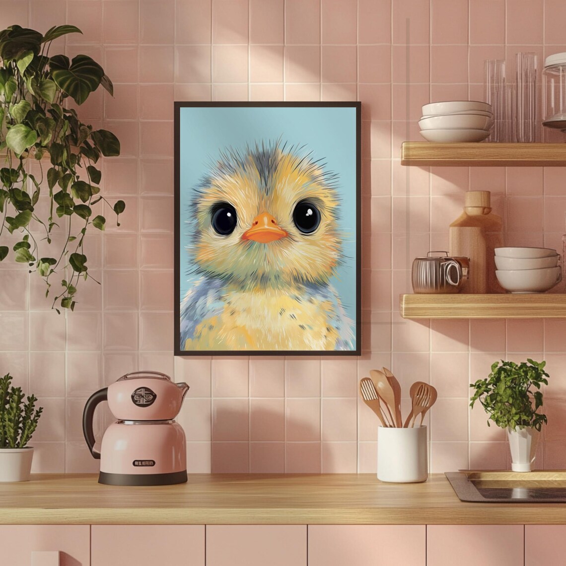 Chick Easter Gift, Easter Bunny Poster