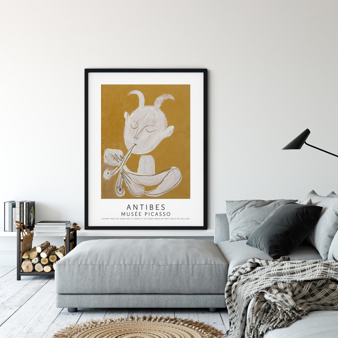 Pablo Picasso Musée D'Antibes White Faun Poster - Image 4