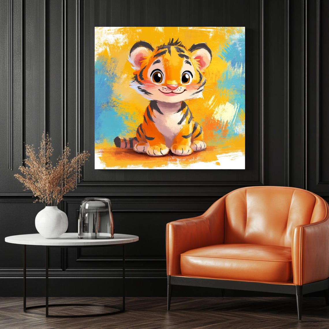 Baby Tiger, Modern Tiger Decor Art Print - Image 3