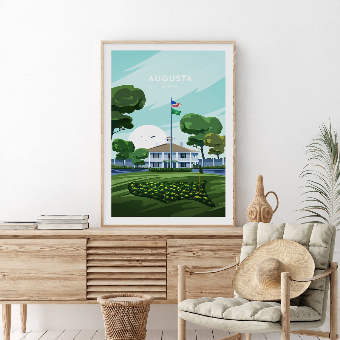 Augusta National Golf Club Traditional Print Georgia - Image 2