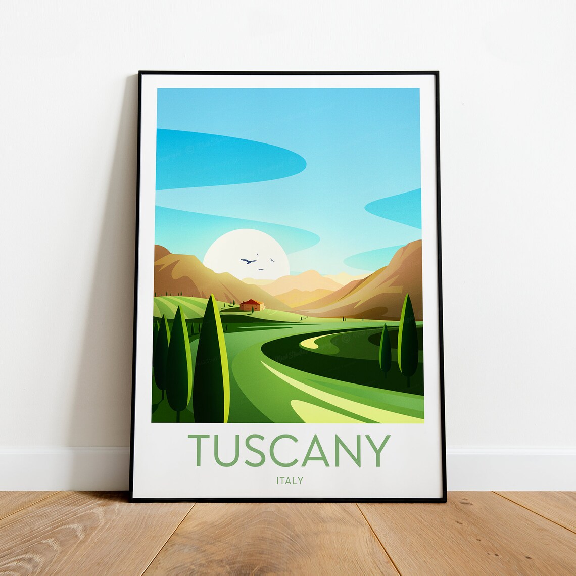 Tuscany Travel Print Italy Tuscany Print Tuscany Poster Tuscany Art Italy Print Italy Travel Poster By Nickstudios - Image 2